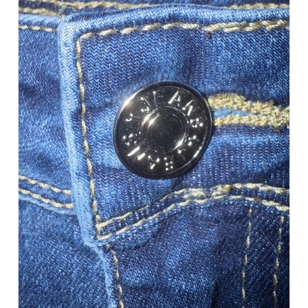 Women's 2XL Jeans Blue Denim Cotton Stretch Medium Wash Comfort Straight Preppy - Picture 4 of 7